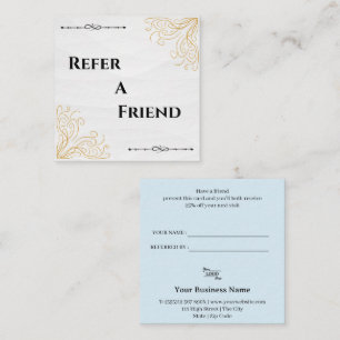 Modern Business Refer a Friend Professional Referral Card