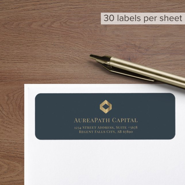 Modern Business Return Address Labels (Creator Uploaded)