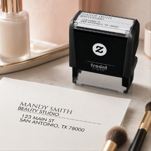 Modern Business Return Address Self-inking Stamp