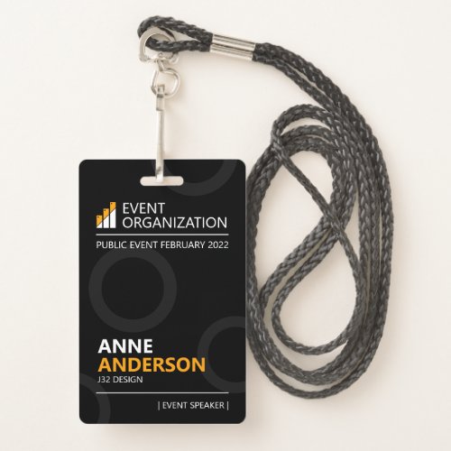 Modern Business Seminar Conference Event  Badge