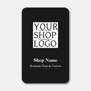 Modern Business Shop Minimalist Black Matchboxes