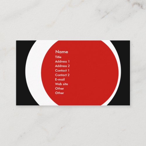 Modern Business/Social Networking Profile Card Business Card Template