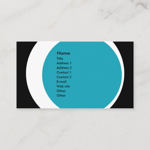 Modern Business/Social Networking Profile Card Business Card Templates
