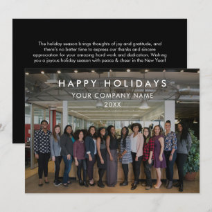 Modern Business Team Photo Logo Photo Christmas