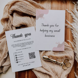 Modern Business Thank You Card