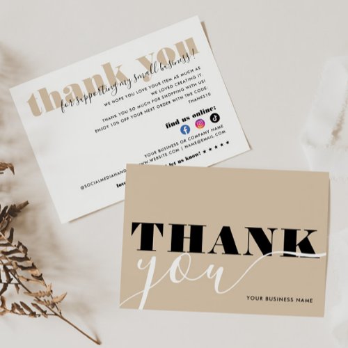 Modern Business Thank You For Your Purchase Order Invitation