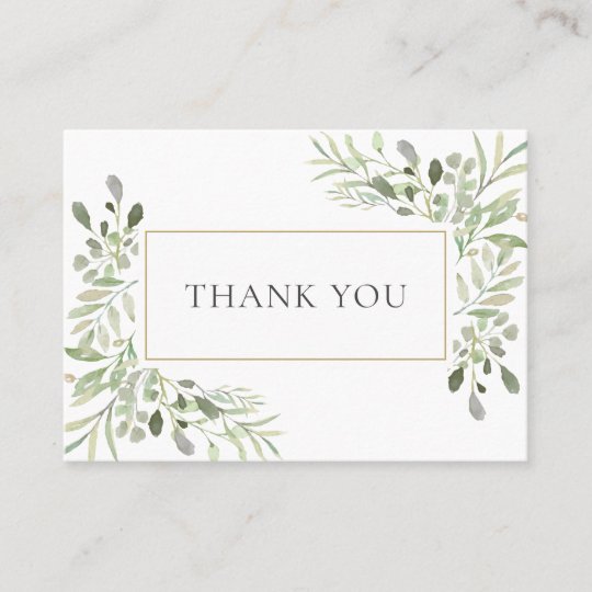 Modern Business Thank You Referral Card | Zazzle.com