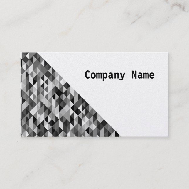 Modern Bussnies Card in Black and Gray colors (Front)