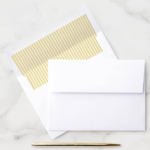 Modern Butter Yellow Envelope Liner