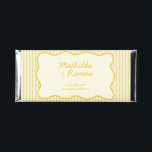 Modern Butter Yellow Wedding Hershey Bar Favors<br><div class="desc">Add a sweet and stylish touch to your celebration with the Modern Butter Yellow Wedding Hershey Bar Favors. Featuring a soft butter yellow background and clean, minimalist typography, these custom wrappers transform classic Hershey bars into elegant wedding favors your guests will love. Perfect for spring and summer weddings, garden parties,...</div>