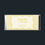 Modern Butter Yellow Wedding Hershey Bar Favors<br><div class="desc">Add a sweet and stylish touch to your celebration with the Modern Butter Yellow Wedding Hershey Bar Favors. Featuring a soft butter yellow background and clean, minimalist typography, these custom wrappers transform classic Hershey bars into elegant wedding favors your guests will love. Perfect for spring and summer weddings, garden parties,...</div>