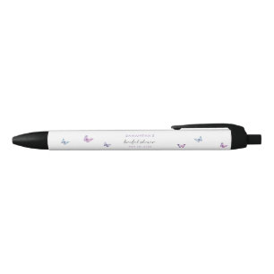 Modern Butterflies Bridal Shower Pen