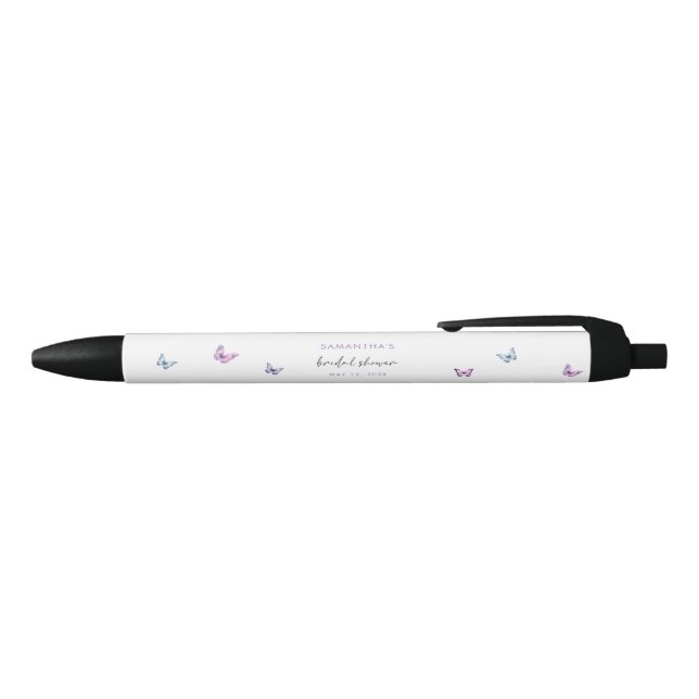 Modern Butterflies Bridal Shower Pen (Top)