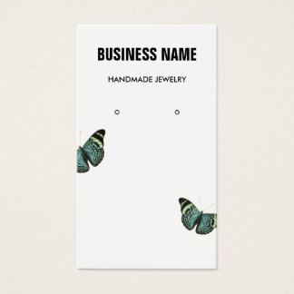 Modern butterfly jewelry earring display card
