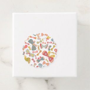 Modern Butterfly Pattern Favor Tags