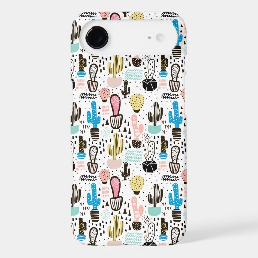 Modern Cactus Geometric Pattern Case-Mate Samsung Galaxy Case (Back)