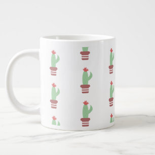 Modern Cactus Potted Plant Simple Giant Coffee Mug