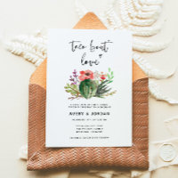 Modern Cactus Taco Bout Love Wedding