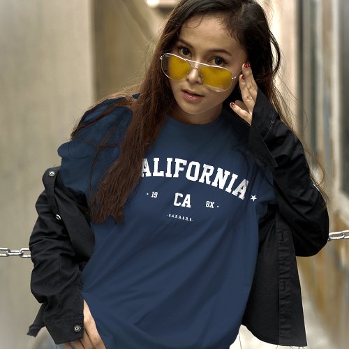 MODERN CALIFORNIA STATE CITY SUMMER CUSTOM NAME T_Shirt