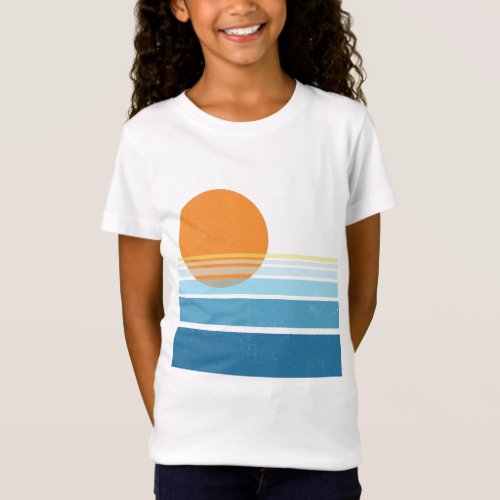 Modern California Sunrise T_Shirt