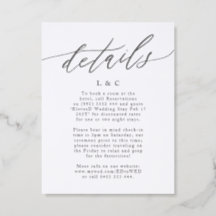 Modern Calligraphy Black and White Simple Wedding