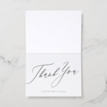 Modern Calligraphy Black and White Simple Wedding
