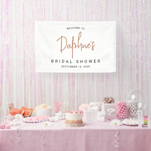 Modern Calligraphy Bridal Shower Banner