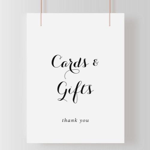 Modern Calligraphy Cards and Gifts Sign