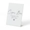 Modern Calligraphy Cigar Bar Wedding Pedestal Sign