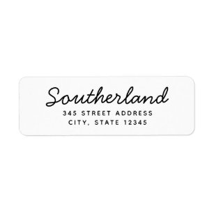 Family Return Address Labels | Zazzle
