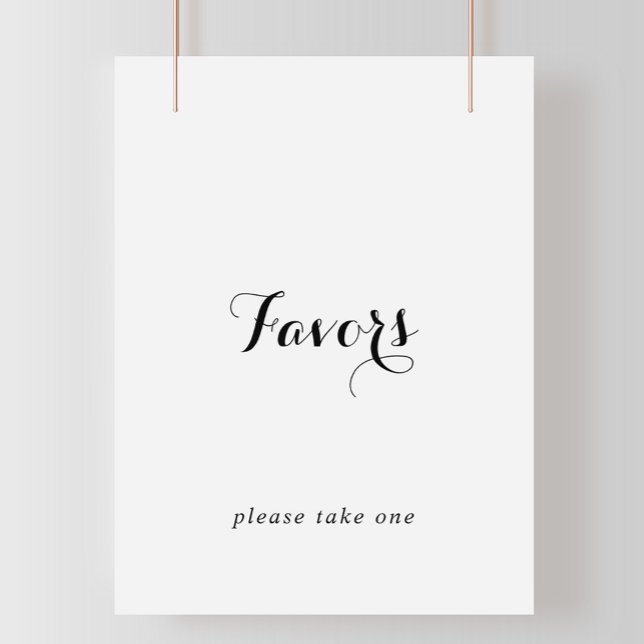 Modern Calligraphy Favors Sign (Creator Uploaded)