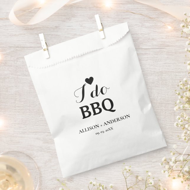 Modern calligraphy i do bbq bridal shower  favor bag (Clipped)