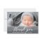 Modern Calligraphy New Baby Photo Thank You