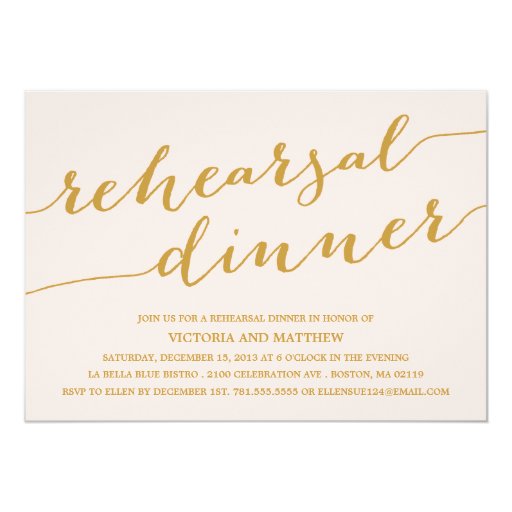 Examples Of Wedding Rehearsal Invitations Zazzle 4