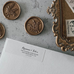 Modern Calligraphy Return Address Label