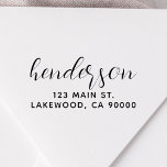 Modern Calligraphy Return Address Self-inking Stamp<br><div class="desc">Return address features modern script calligraphy.</div>