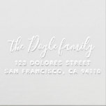 Modern Calligraphy Script Name Return Address  Embosser<br><div class="desc">This lovely modern return address embosser features a calligraphy script name paired with a sans serif font for the address. It's chic and modern yet still very easy to read. Embossers are a fabulous way to add that extra special touch to your envelopes. They also make a thoughtful housewarming, birthday,...</div>