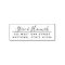 Modern Calligraphy Script Return Address