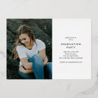 Modern Calligraphy Script Two Photo Graduation