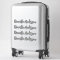 Modern Calligraphy Signature Name Vinyl Label,