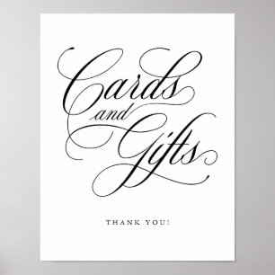Modern calligraphy timeless cards and gifts Sign