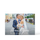 Modern Calligraphy Wedding Bride Groom 4 Photo
