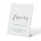 Modern Calligraphy Wedding Favors Table