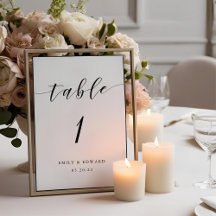 Modern Calligraphy Wedding