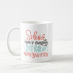 Modern Calm Lovely Coral Pink Soft Teal Black Cute Coffee Mug
