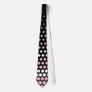 Modern Cameo Pink and White Polka Dot Neck Tie