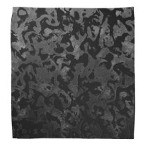 Modern Camo -Black and Dark Grey- camouflage Bandana Modern Camo -Black and Dark Grey- camouflage Bandana