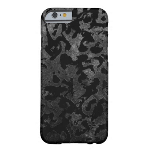 Modern Camo _Black and Dark Grey_ camouflage Barely There iPhone 6 Case