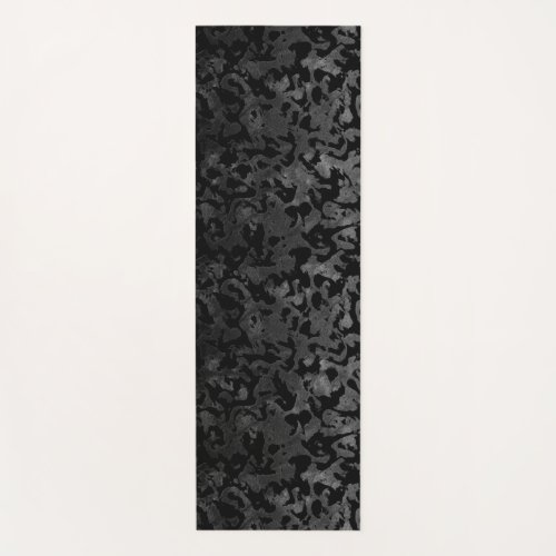 Modern Camo _Black and Dark Grey_ camouflage Yoga Mat
