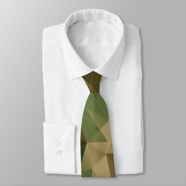 Modern camouflage for father day gift, birthday neck tie (Tied)